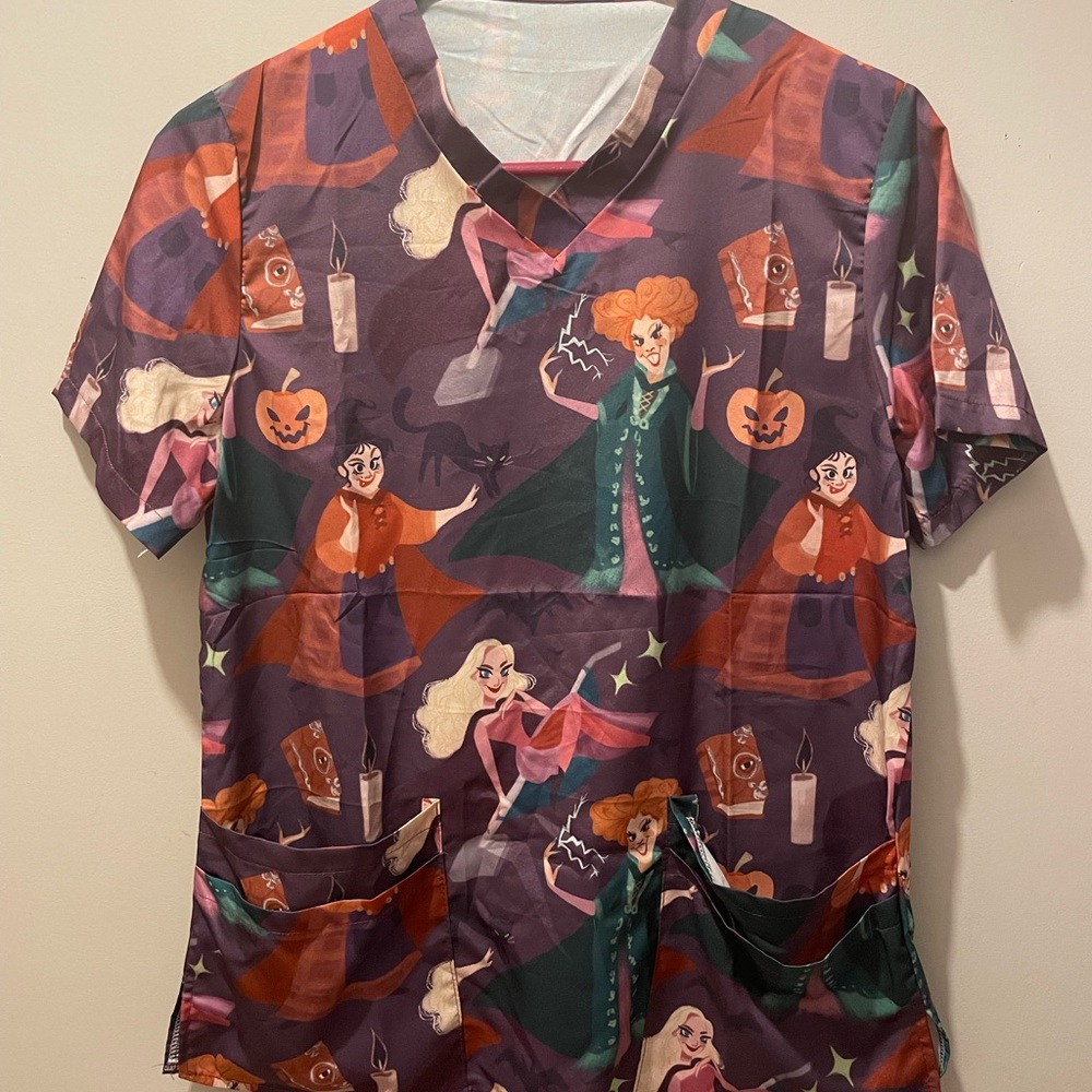 Hocus Pocus Scrub Shirt